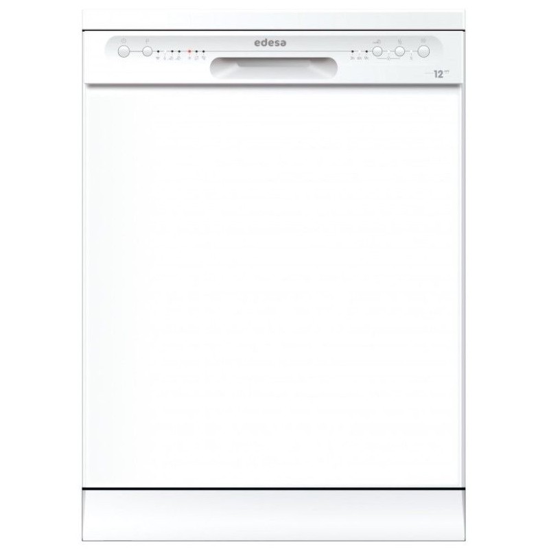 Lavavajillas Edesa EDW6120WH, 12 Cub, 60cm, E, Bla