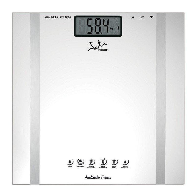 Bascula baño Jata 532, analizador corporal 6 funci