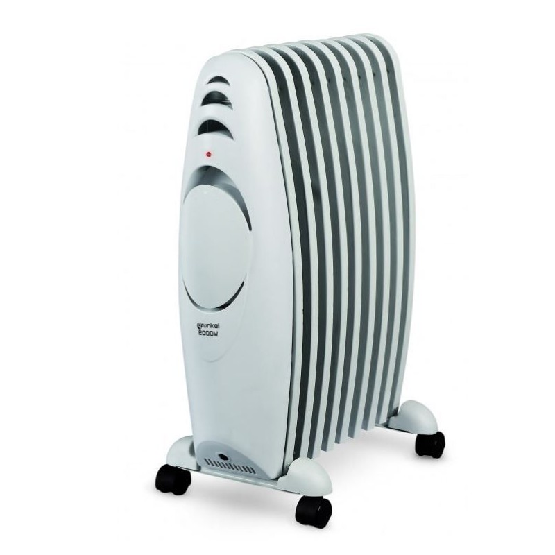 Radiador Aceite Grunkel RAC9EFIHEAT, 9 elementos Radiador Aceite Grunkel RAC9EFIHEAT, 9 elementos