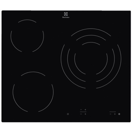 Vitrocerámica Electrolux EHF6232IOK, 3 zonas, 27cm