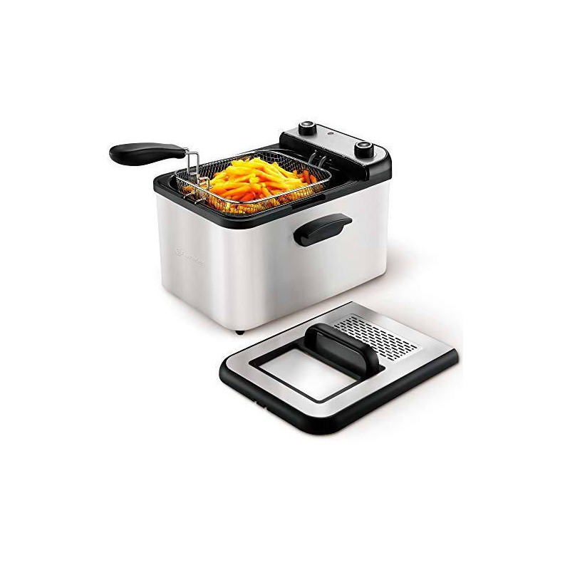 Freidora Grunkel MAXIFRYPRO, 4.2L, rectangular