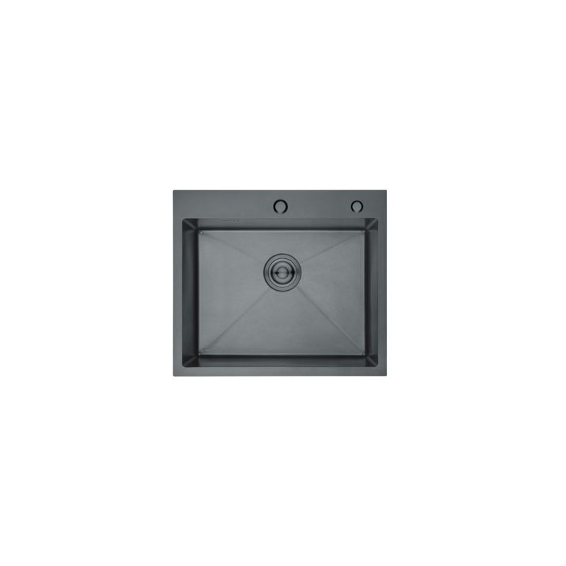 Fregadero Nova PADUA5545N, 1C 50X54, Inox negro