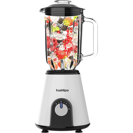 Batidora Vaso Bastilipo BVA800B, 1.5L, 800w, crist